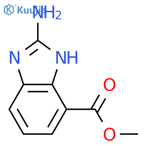 methyl 2-amino-1H-benzimidazole-4-carboxylate structure