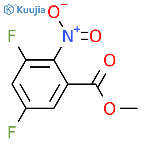 Methyl 3,5-difluoro-2-nitrobenzoate structure