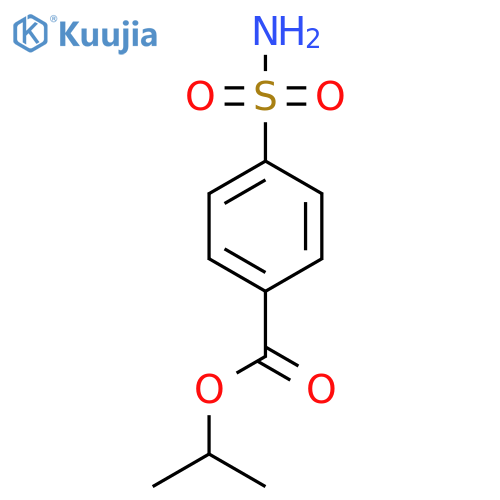 propan-2-yl 4-sulfamoylbenzoate structure