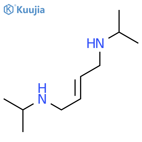 (2E)-N,N'-bis(1-methylethyl)but-2-ene-1,4-diamine structure