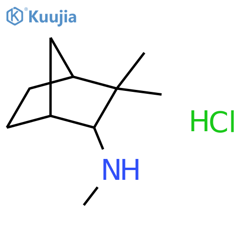 N,3,3-trimethylbicyclo[2.2.1]heptan-2-amine hydrochloride structure