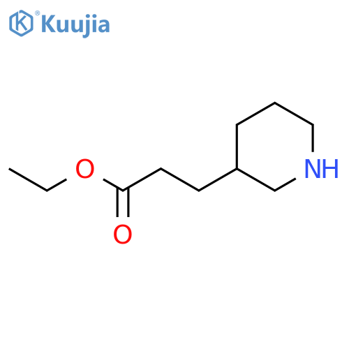 ethyl 3-(piperidin-3-yl)propanoate structure