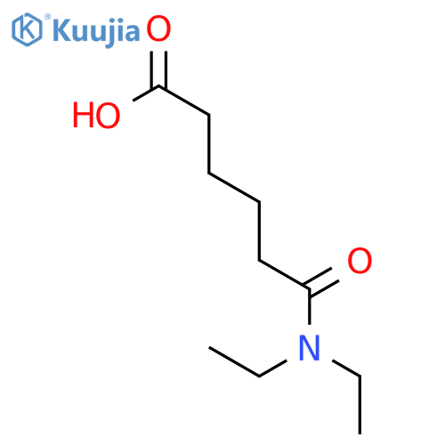 Hexanoic acid, 6-(diethylamino)-6-oxo- structure