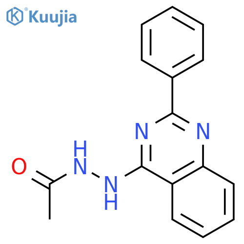 ACETIC ACID, 2-(2-PHENYL-4-QUINAZOLINYL)HYDRAZIDE structure