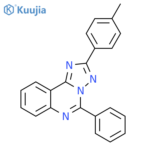 [1,2,4]Triazolo[1,5-c]quinazoline, 2-(4-methylphenyl)-5-phenyl- structure