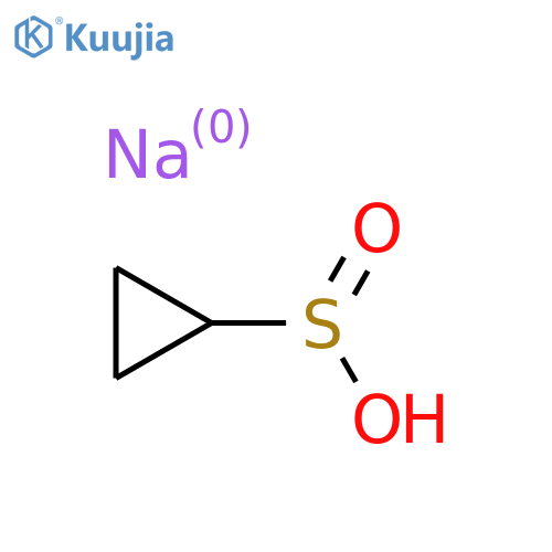 cyclopropanesulfinic acid;sodium salt structure