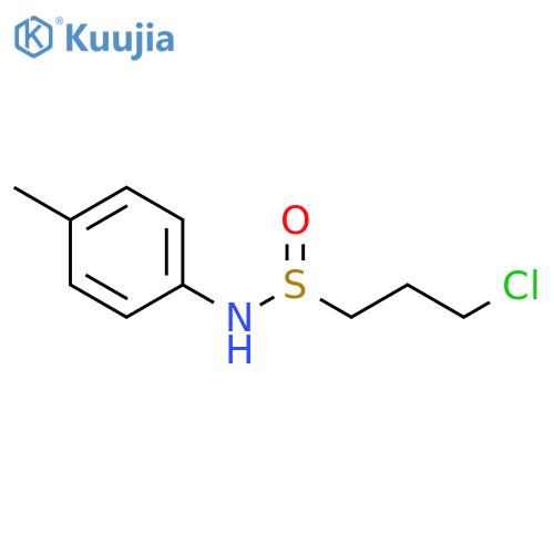 1-Propanesulfinamide, 3-chloro-N-(4-methylphenyl)- structure