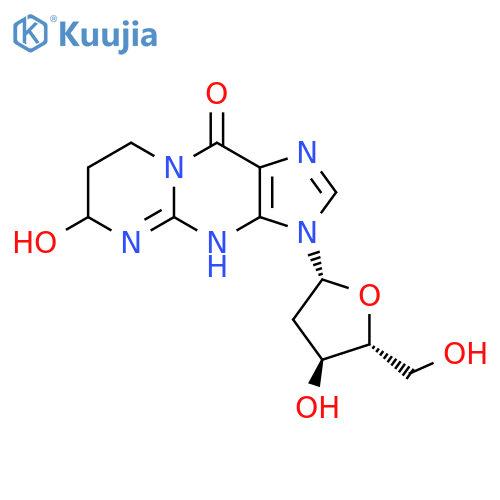 3-(2-Deoxy-β-D-erythro-pentofuranosyl)-4,6,7,8-tetrahydro-6-hydroxypyrimido1,2-apurin-10(3H)-one structure