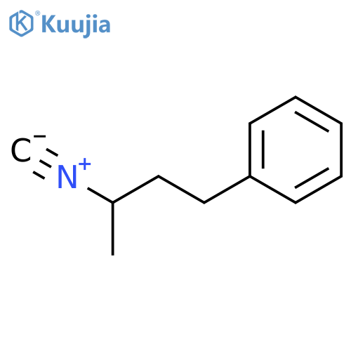 1-methyl-3-phenylpropylisocyanide structure