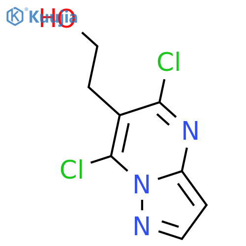 2-(5,7-Dichloropyrazolo[1,5-a]pyrimidin-6-yl)ethanol structure