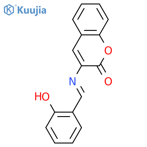 3-(Salicylideneamino) Coumarin structure