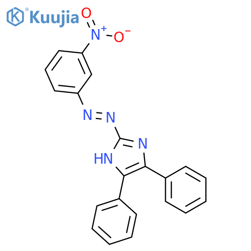 1H-Imidazole, 2-[(3-nitrophenyl)azo]-4,5-diphenyl- structure