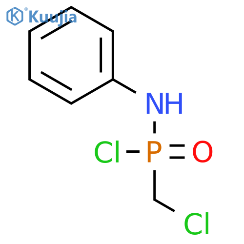 Phosphonamidic chloride, P-(chloromethyl)-N-phenyl- structure