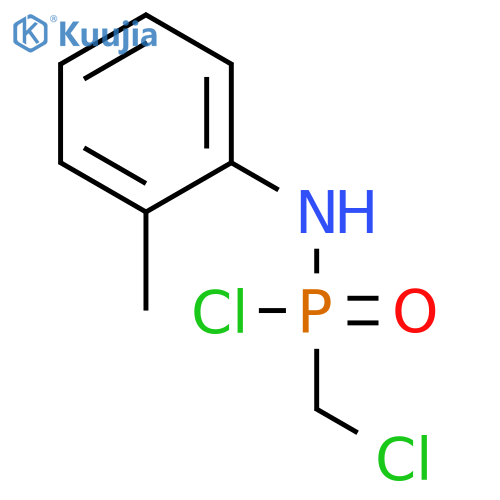 PHOSPHONAMIDIC CHLORIDE, P-(CHLOROMETHYL)-N-(2-METHYLPHENYL)- structure