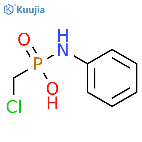 Phosphonamidic acid, P-(chloromethyl)-N-phenyl- structure