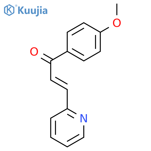 2-Propen-1-one, 1-(4-methoxyphenyl)-3-(2-pyridinyl)-, (2E)- structure