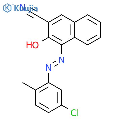2-Naphthalenecarbonitrile, 4-[(5-chloro-2-methylphenyl)azo]-3-hydroxy- structure