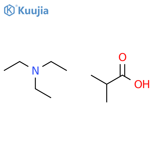 Propanoic acid, 2-methyl-, compd. with N,N-diethylethanamine (1:1) structure