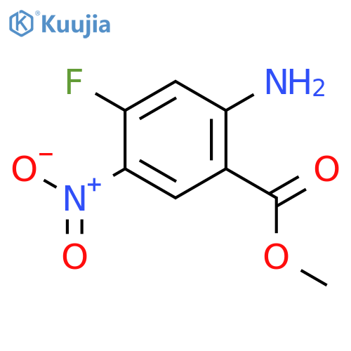 methyl 2-amino-4-fluoro-5-nitrobenzoate structure