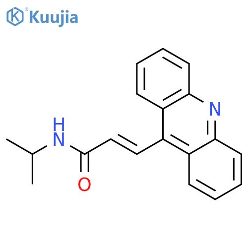 2-PROPENAMIDE, 3-(9-ACRIDINYL)-N-(1-METHYLETHYL)- structure