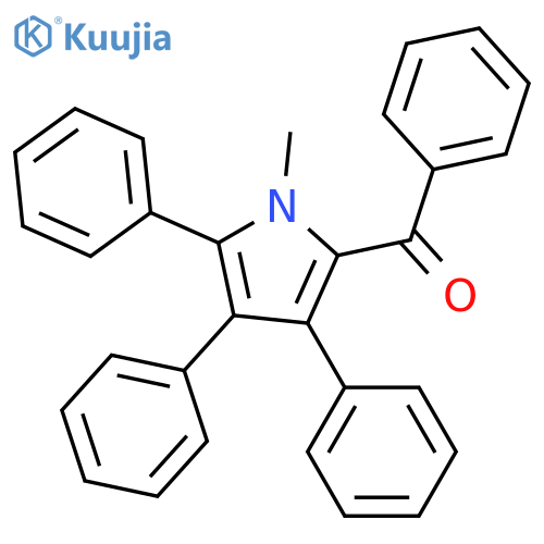 Methanone, (1-methyl-3,4,5-triphenyl-1H-pyrrol-2-yl)phenyl- structure