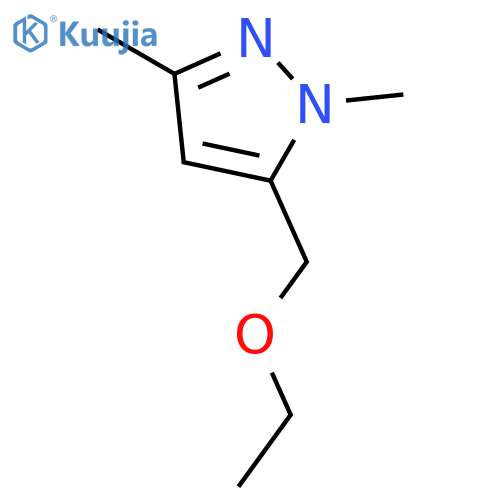 1H-Pyrazole,5-(ethoxymethyl)-1,3-dimethyl- structure