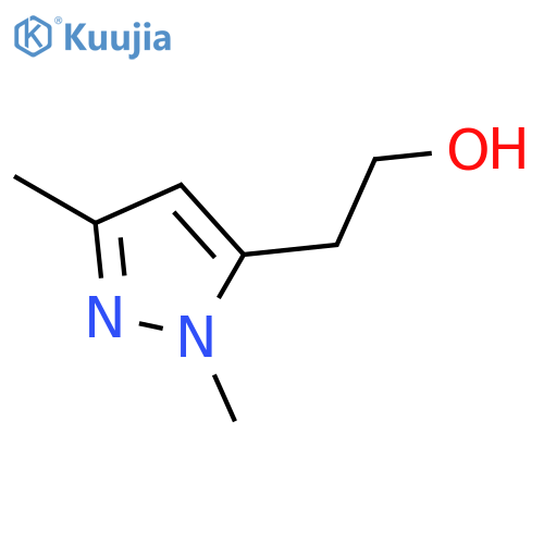 2-(1,3-dimethyl-1H-pyrazol-5-yl)ethan-1-ol structure