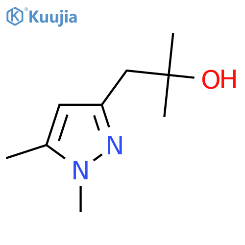 1-(1,5-dimethyl-1H-pyrazol-3-yl)-2-methylpropan-2-ol structure