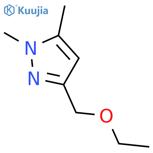 1H-Pyrazole,3-(ethoxymethyl)-1,5-dimethyl- structure