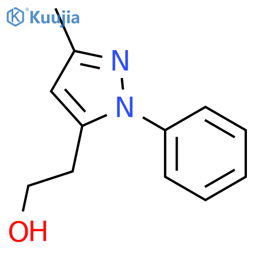 1H-PYRAZOLE-5-ETHANOL, 3-METHYL-1-PHENYL- structure