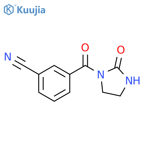 2-Imidazolidinone, 1-(3-cyanobenzoyl)- structure