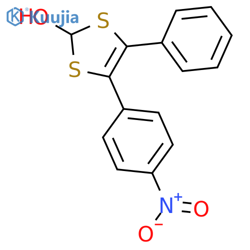 1,3-Dithiol-2-ol, 4-(4-nitrophenyl)-5-phenyl- structure