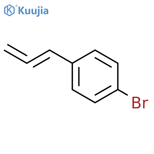 Benzene, 1-bromo-4-(1,2-propadienyl)- structure