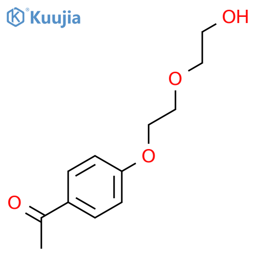 Ethanone, 1-[4-[2-(2-hydroxyethoxy)ethoxy]phenyl]- structure