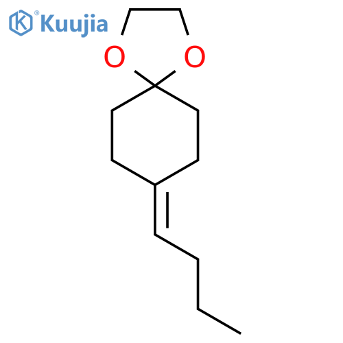 1,4-Dioxaspiro[4.5]decane, 8-butylidene- structure
