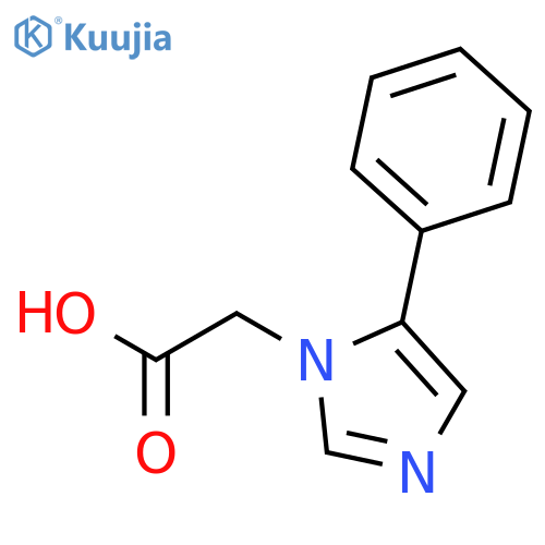2-(5-phenyl-1H-imidazol-1-yl)acetic Acid structure