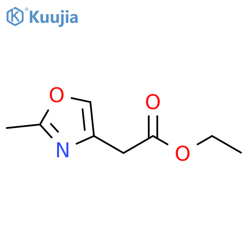 ethyl 2-(2-methyl-1,3-oxazol-4-yl)acetate structure