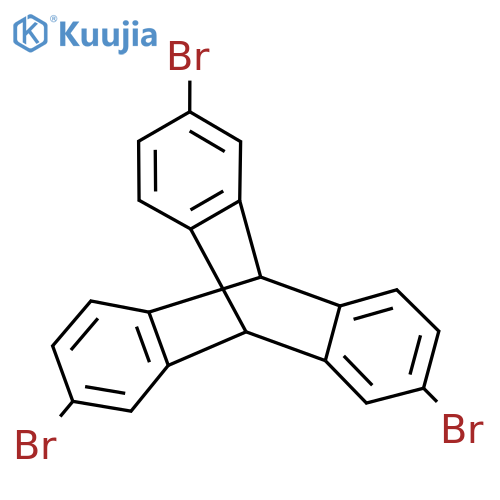 4,11,17-Tribromopentacyclo[6.6.6.02,7.09,14.015,20]icosa-2(7),3,5,9(14),10,12,15(20),16,18-nonaene structure