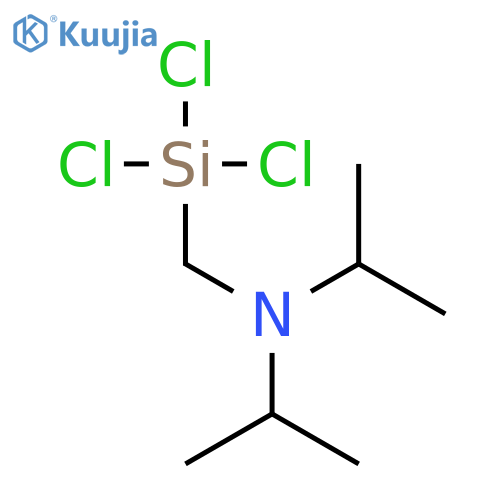 2-Propanamine, N-(1-methylethyl)-N-[(trichlorosilyl)methyl]- structure