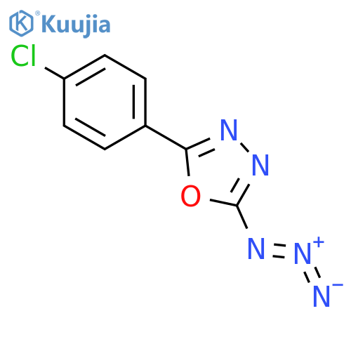 1,3,4-OXADIAZOLE, 2-AZIDO-5-(4-CHLOROPHENYL)- structure