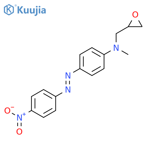 N-Methyl-4-[(E)-(4-nitrophenyl)diazenyl]-N-[(oxiran-2-yl)methyl]aniline structure