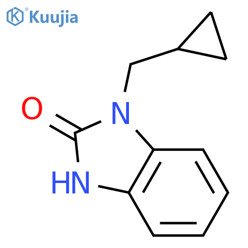 1-(cyclopropylmethyl)-1,3-dihydro-2H-Benzimidazol-2-one structure