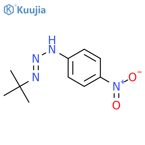 1-Triazene,1-(1,1-dimethylethyl)-3-(4-nitrophenyl)- structure