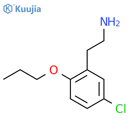 2-(5-Chloro-2-propoxyphenyl)ethan-1-amine structure