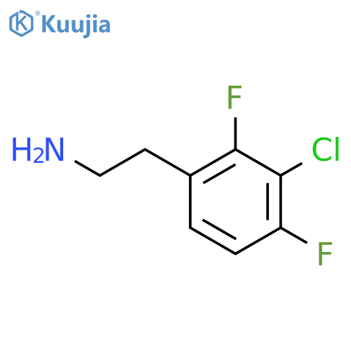 2-(3-chloro-2,4-difluorophenyl)ethan-1-amine structure