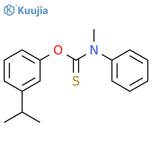 CARBAMOTHIOIC ACID, METHYLPHENYL-, O-[3-(1-METHYLETHYL)PHENYL] ESTER structure