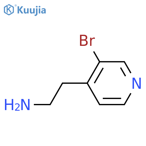 2-(3-bromopyridin-4-yl)ethanamine structure