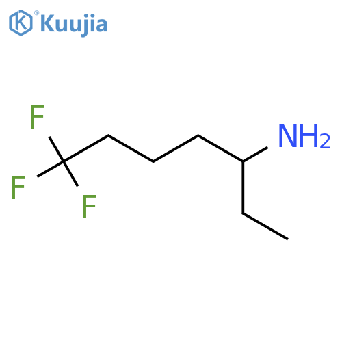 7,7,7-Trifluoroheptan-3-amine structure