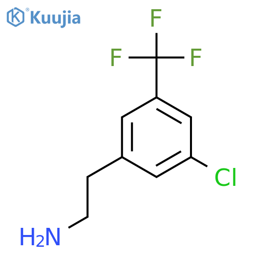 2-3-chloro-5-(trifluoromethyl)phenylethan-1-amine structure