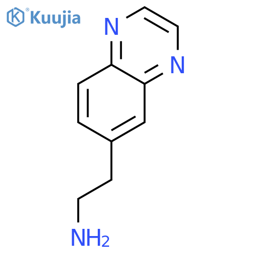 6-Quinoxalineethanamine structure
